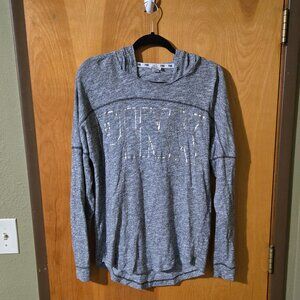 Pink Womens open back hoodie